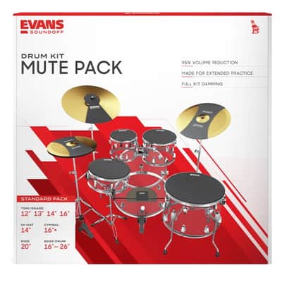 EVANS HQ SOSETSTD SoundOff Standard Box Set Dämpfungsgummis image 1