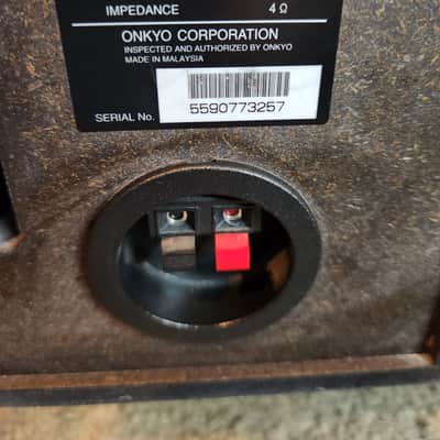 Onkyo Onkyo D-720 are 2-way bass-reflex bookshelf speakers 90s  - Black image 6
