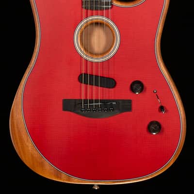 Fender American Acoustasonic Stratocaster Dakota Red (276) image 3