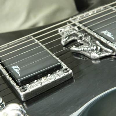 Dragon humbucker pickup rings for bc rich warlock guitar solid metal made in USA by hand surrounds image 6