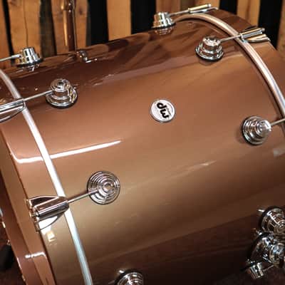 DW Collector's Copper Metallic Drum Set - 22,10,12,14,16 - SO#1230774 image 2