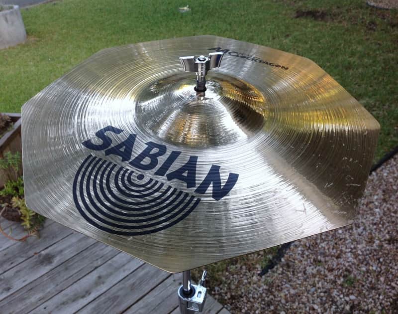 14" Sabian AA Rocktagon Crash - Raw, Chinese-inflected Crash Sounds! Video Inside! image 1
