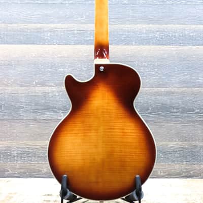 D'Angelico Premier SS Dark Iced Tea Burst Flame Maple Electric Guitar w/Bag image 3