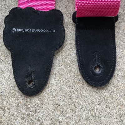 Fender Hello Kitty Guitar Strap 2005 Sanrio Co Pink Rare image 4