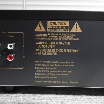 1990 Nakamichi CR-1A Stereo Cassette Deck Player Recorder Like New Idler Gear Drive Better Grab This image 14