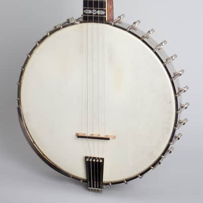Vega  Tu-Ba-Phone #9 5 String Banjo (1923), ser. #67614, original black hard shell case. image 3