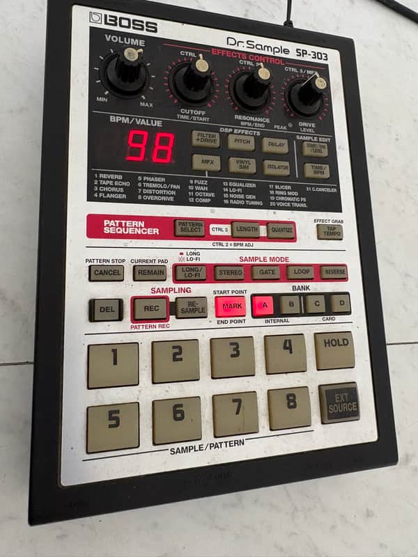 Boss SP-303 Dr. Sample 2001 - 2005 - Silver image 1