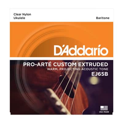 D'Addario Ukulele Strings EJ65B Bariton Nylon 28-34-30-35 - Strings image 1
