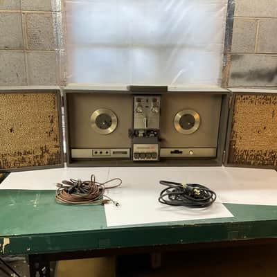 Wollensak T-5740 Stereo Reel to Reel Tape Machine Vintage Deck Discrete Solid State 1960s image 2
