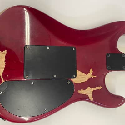 Fender/Warmoth partscaster stratocaster 1997 - transparent red image 9