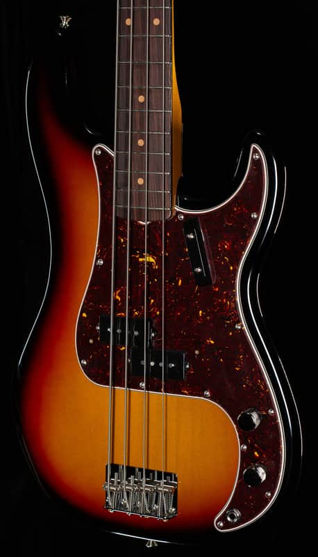 Fender American Vintage II 1960 Precision Bass Rosewood Fingerboard 3-Color Sunburst (746) image 1