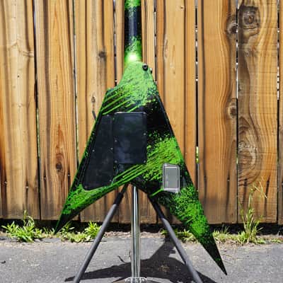 ESP USA V-II FR Alien Blood Splatter 6-String Electric Guitar w/ Hard Case (2025) image 15