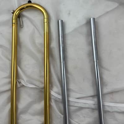 Yamaha YSL-448G Intermediate Bb/F Trombone 2010s - Lacquered Brass image 15