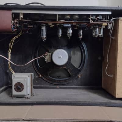 Vintage 60s SELMER VANGUARD 1x12 amp 1960s Mullard Brimar tubes image 7