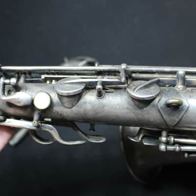 An Antique 1920's Wm. Frank & Co. C Melody Saxophone a Good Sax for Jazz   as-is   # 9 S image 14