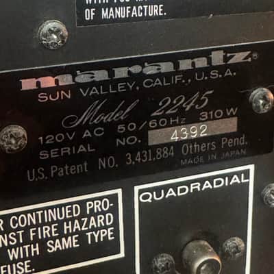 Marantz 2245 Champaign Engraved Edition image 14