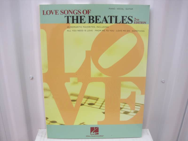 The Beatles Love Songs of 2nd Edition Piano Vocal Guitar Sheet Music Song Book Songbook image 1