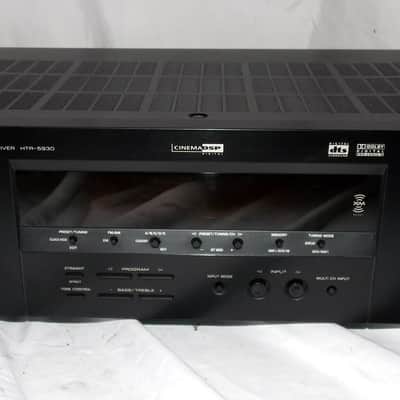 Yamaha HTR-5930 receiver with manual and remote image 1