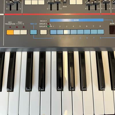 Roland Juno-106 61-Key Programmable Polyphonic Synthesizer 1984 - 1985 - Black image 5