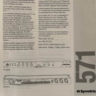 Symetrix 571 1998 - Grey image 9