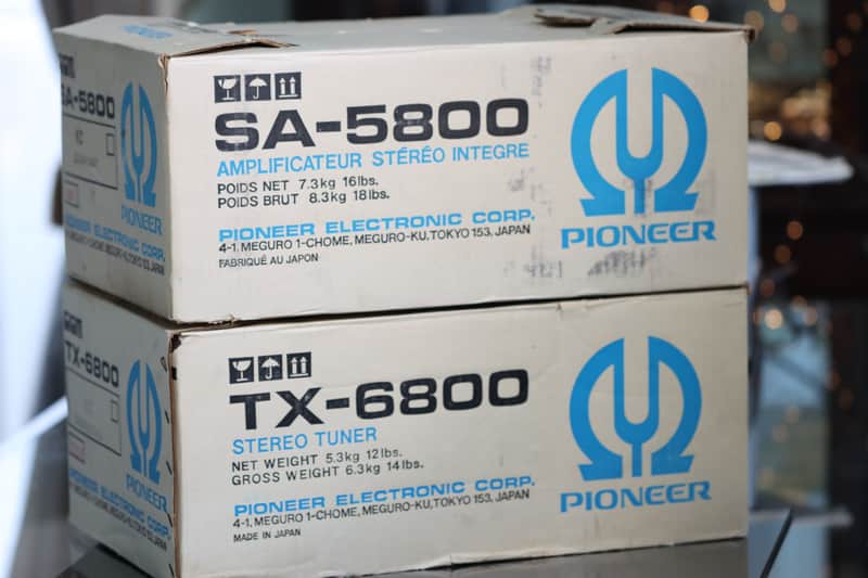 Pioneer SA-5800 and TX-6800 both never used in original box