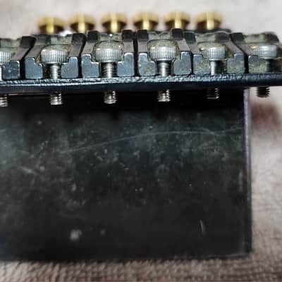 Washburn 600-S Licensed Floyd Rose Takeuchi Tremolo w/ Stainless Steel & Brass Upgrades - Black image 4
