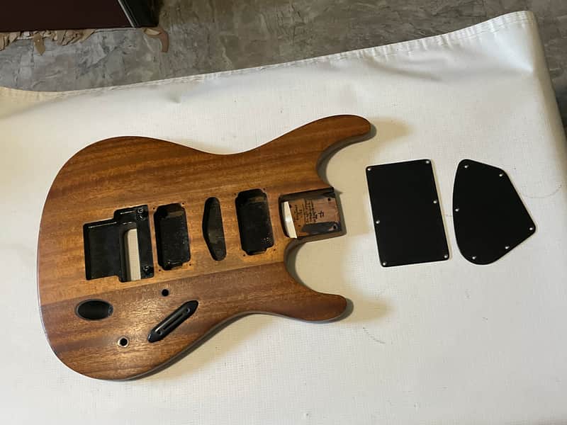 1991 Japan Ibanez 440s S Series Natural Mahogany Guitar Body Original Edge Tremolo Ready image 1