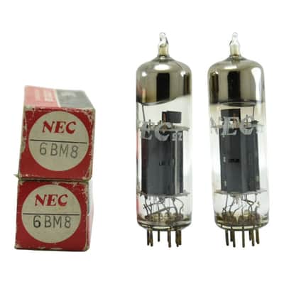 Nec 6BM8 NOS tubes pair image 1