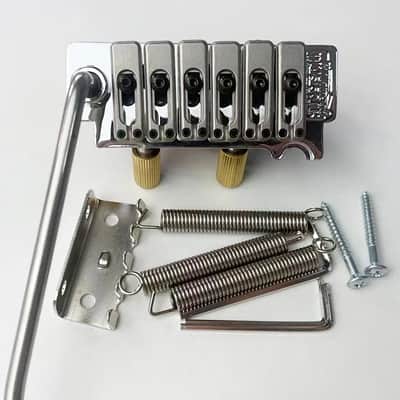 Wilkinson WVS50IIK 2-Point Tremolo for Stratocasters - Stainless Steel - Chrome (Fast Free US Shipping!) image 3