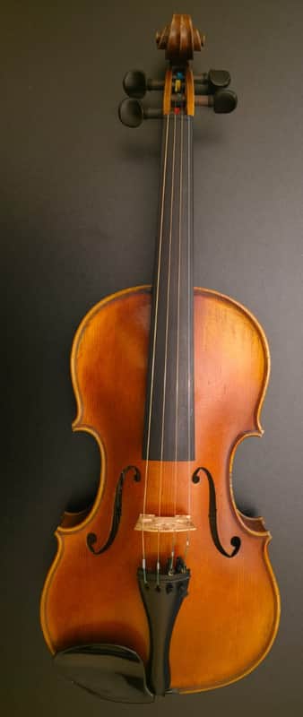 Early 20th century central european violin – labelled Giuseppe Pedrazzini – 350 mm LOB image 1
