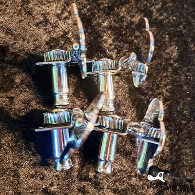 Economy 4-in-line Clover Tuners (Chrome) image 3