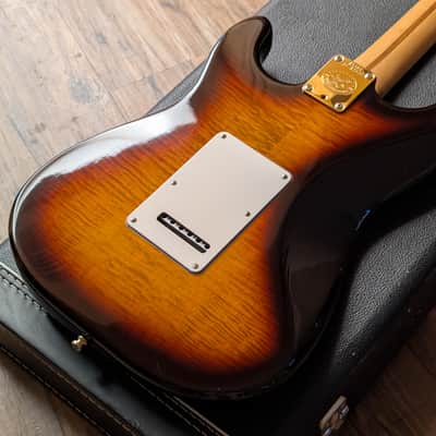 Fender Stratocaster 50th Anniversary Limited Edition Electric Guitar 1996 Flamed Sunburst W/OHSC & Candy image 21