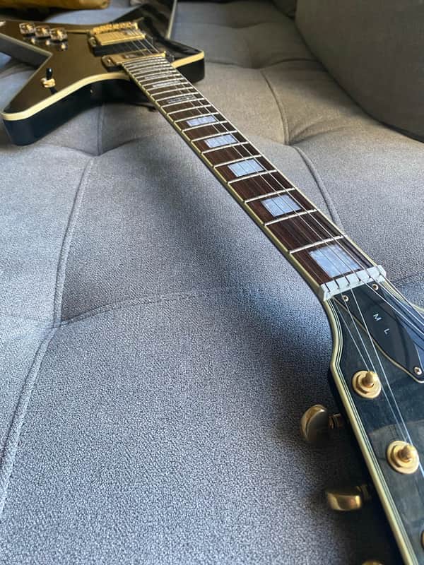 Dean ML Black Gold 2009 - Transparent Black | Reverb