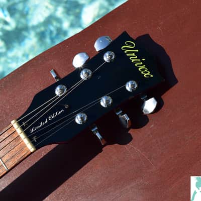 70's Univox TV-2R Limited Edition Lawsuit Open Book Headstock LP Special Double Cut image 8