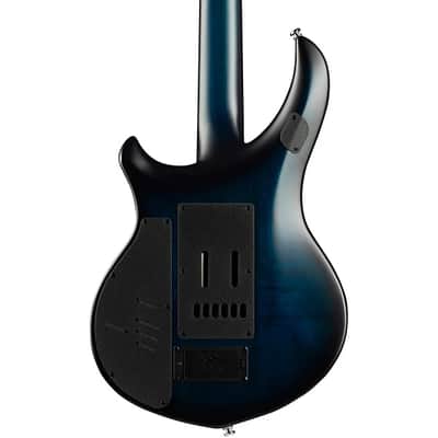 The Majesty Ernie Ball Music Man John Petrucci Majesty 6 Electric Guitar (NEW ARRIVAL) 2024 - Blue Silk image 2