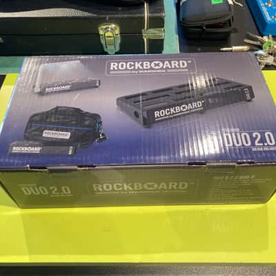 Rockboard DUO-2.0-B Pedalboard with Gig Bag 2018 - 2022 - Black image 2