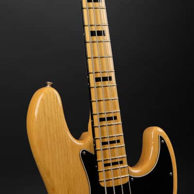 2006 Fender American Vintage '75 Jazz Bass Natural image 6