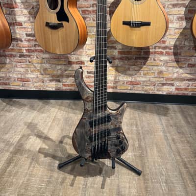 Ibanez EHB1505MS EHB 5-String Multiscale Headless Bass - Black Ice Flat image 3