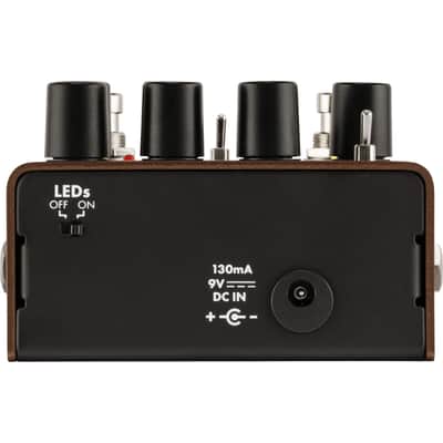 Fender Acoustic Preverb Preamp and Reverb Guitar Effects Pedal  (023-4548-000) image 6