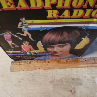 Unbranded Vintage AM FM Radio Headphone 1980 - White Bild 13