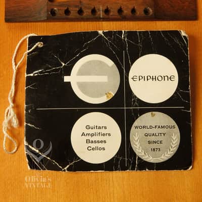 1966 Epiphone FT-79N Texan w/original HANG TAG image 23