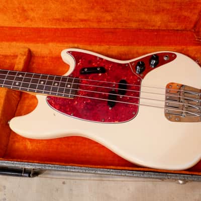 Fender Mustang Bass 1966 - White image 13