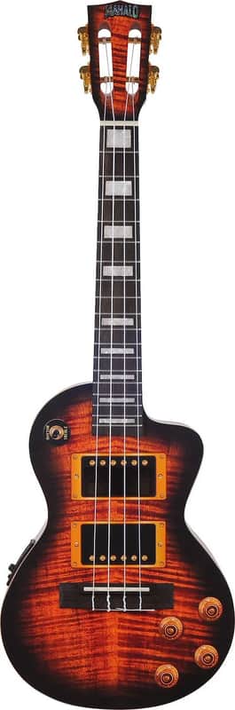 Mahalo MA3EG Artists Elite Series Tenor Ukulele. Electric Guitar Motiff image 1