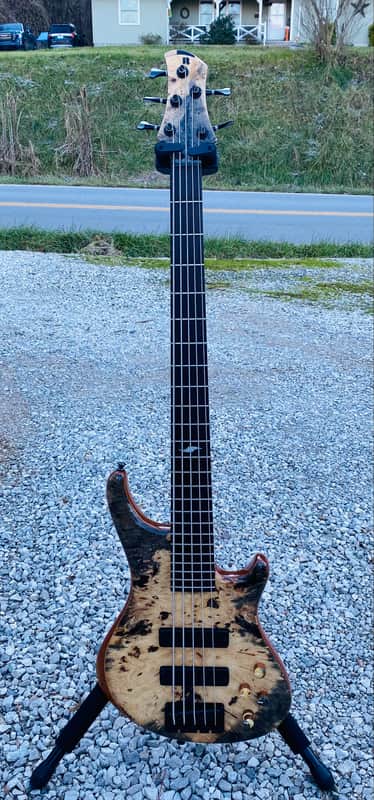 2019 Roscoe SKB3005 Mastergrade Buckeye Burl loaded image 1