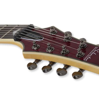 Schecter Omen Extreme-7 Electric Guitar - Black Cherry (2008) image 12