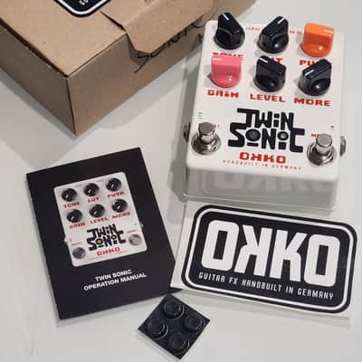 Okko FX Twin Sonic V1 Mk1 Overdrive/Boost Pedal w/ Custom Knobs - HANDMADE IN GERMANY TwinSonic image 2