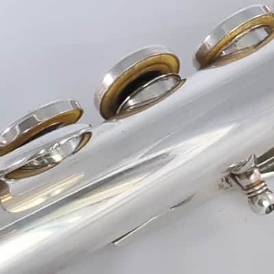 Yamaha yfl-517 solid silver headjoint AM cut image 6