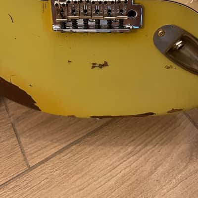 Hendrix Inspired Custom Stratocaster Style Relic Guitar Mahogany not Fender image 8