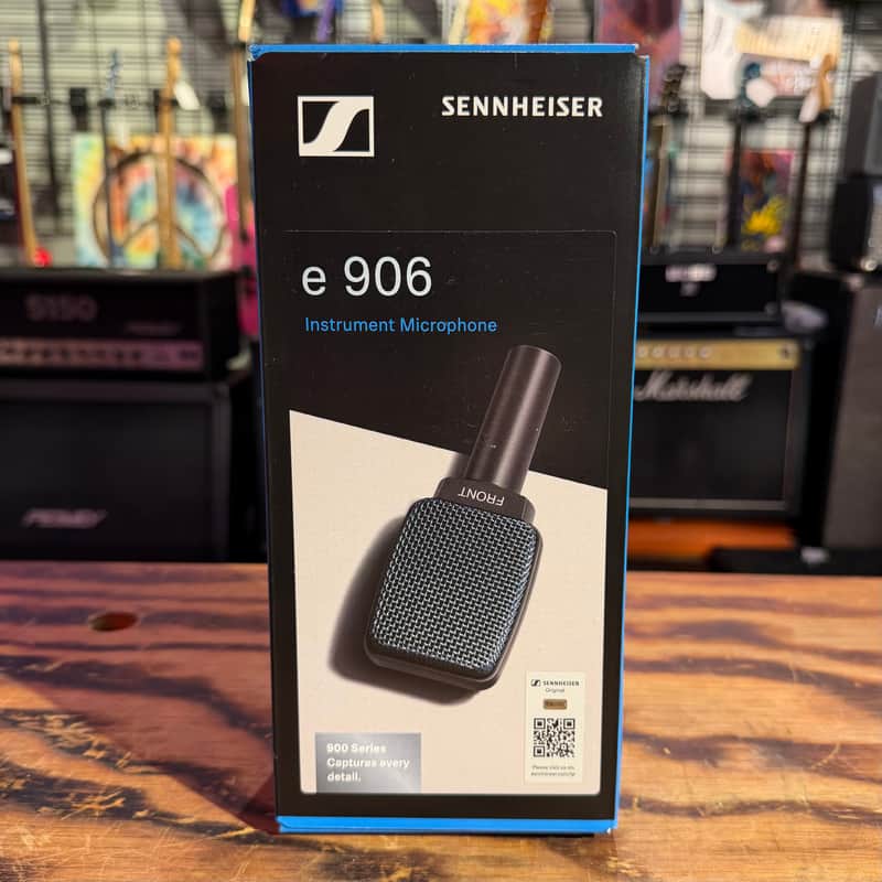 Sennheiser e906 Supercardioid Dynamic Instrument Microphone 2004 - Present - Black image 1