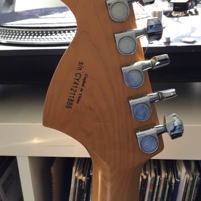 Squier Jagmaster II (2005) with hardcase. Sunburst, tortoise, alder, rosewood. image 12